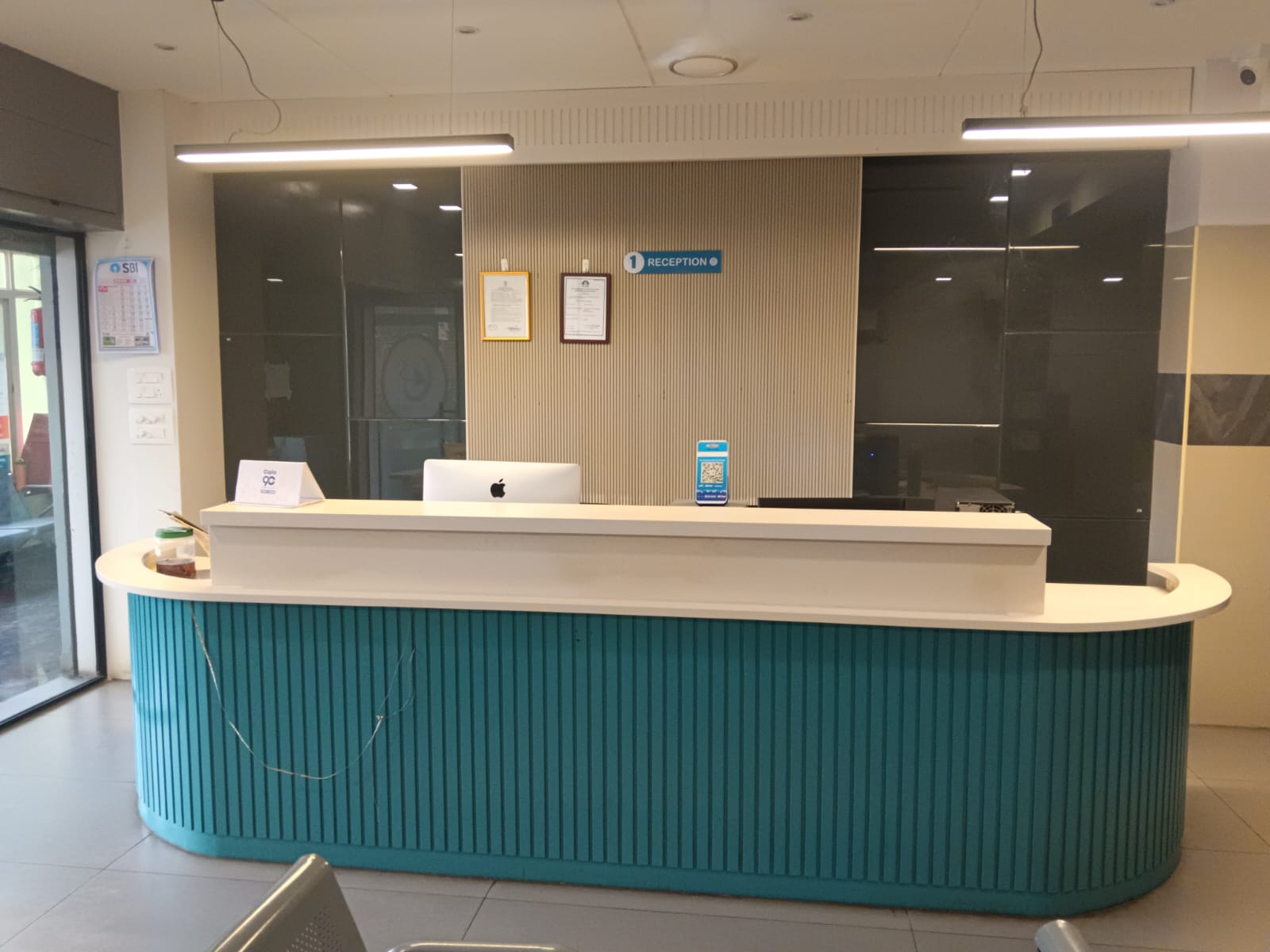 Modern reception desk